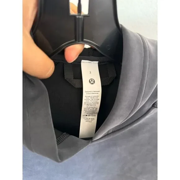 Lululemon Softstrene hoodie black size US2